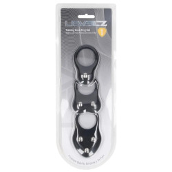 Levelz Lot de 3 Cockrings Training Ring 40-110gr